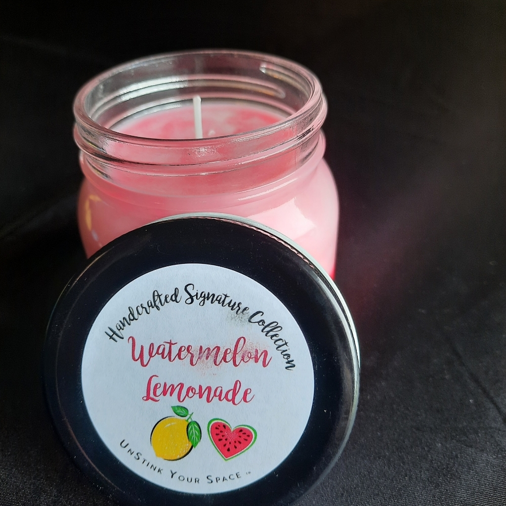 Watermelon lemonade scented candles - Picture 1 of 5